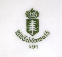 Alst Schönwald jelzett német szószos tál. Hibátlan. 27x11 cm