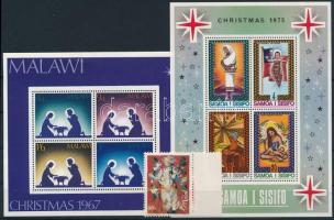 1964-1995 Christmas 7 blocks + 1 stamp 1964-1995 Karácsony motívum 7 klf blokk + 1 db önálló érték 4...