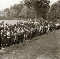 cca 1970 Agárdi MEDOSZ Sport Egyesület életéből 13 db vintage negatív Sinka Antal hagyatékából, aki ...