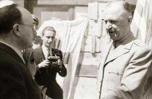 1945 Budapest, amerikai gyógyszersegély átadási ünnepsége, Rózsa György fotóriporter hagyatékából 55...