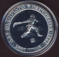 Spanyolország 1990. 2000P Ag "Barcelonai olimpia-labdajáték" T:PP