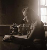 cca 1959 Túrkeve, gépállomás, 22 db vintage negatív felvétel Kotnyek Antal (1921-1990) fotóriporter ...