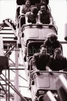 1976 Budapest, vidámparki felvételek, 90 db szabadon felhasználható vintage negatív, 24x36 mm