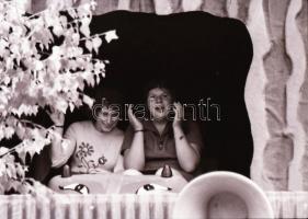 1976 Budapest, vidámparki felvételek, 90 db szabadon felhasználható vintage negatív, 24x36 mm