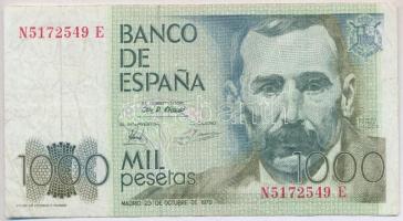 Spanyolország 1979 (1982). 1000P T:III
Spain 1979(1982). 1000 Pesetas C:F
Krause 158