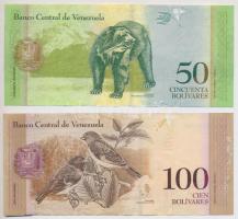 Venezuela 2012. 50B + 100B T:II-,III szép papír
Venezuela 2012. 50 Bolívares + 100 Bolívares C:VF,G...