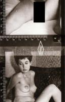 cca 1970 Pornó negatívok tétele, 43 db repró negatív, 24x36 mm