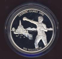 Bután 1992. 300N Ag "Barcelonai olimpia-box" T:PP