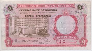 Nigéria 1967. 1Ł T:III szennyeződés Nigeria 1967. 1 Pound C:F stain Krause 8