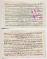 Budapest 1941. "46. Magyar Királyi Osztálysorsjáték - Első osztály" egy nyolcad "F&qu...