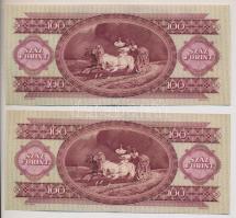 1949. 100Ft (2x) sorszámkövetők T:II