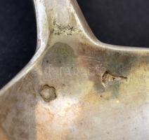 Monogramos ezüst (Ag.)kanál ( 6 db), jelzett, mesterjeggyel,   h:22 cm (6×), nettó:502 g