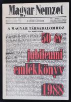 Magyar Nemzet 50 év emlékkönyv 1938-1988. Bp., 1989, Pallas Lap- és Könyvkiadó. Kiadói papírkötés. Jó állapotban.