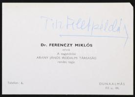 Dr. Ferenczy Miklós: A Lilla-per. 1844-1852. Almásneszmély, 1982, Hazafias Népfront-Lábatlani Papírg...
