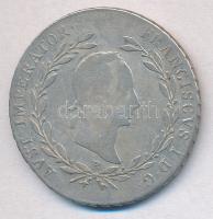 1830B 20kr Ag "I. Ferenc" (6,51g) T:2-,3