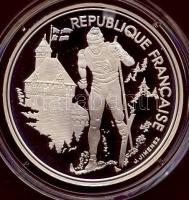 Franciaország 1991. 100F Ag "Olimpiai játékok-terep síelés" T:PP