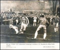 cca 1970 III. ker. TTVE- Ferencváros (FTC) labdarúgó mérkőzés, Branikovits László, MTI fotó, 20,5x24,5 cm