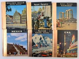 Hallwag Golden Books 18 kötete (Egyiptom, Mexiko, Belgium, Portugália, Hollandia, Spanyolország, Jap...