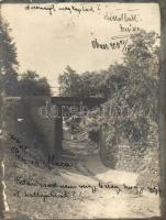 1908 Óbecse, Becej; híd / bridge, photo (non PC) (8,8 cm x 11,9 cm)
