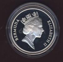 Bermuda 1993. 1$ Ag "Olimpiai játékok-vitorla" T:PP