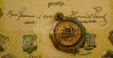 cca 1922 az Országos Magyar Hadimúzeum Egyesület által kiadott, sorszámozott, névre szóló "Nemz...