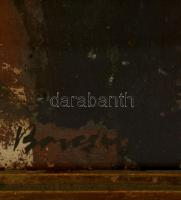 Barcsay jelzéssel: Merengő. Olaj, papír, sérült keretben, 38×27 cm