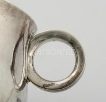 Ezüst (Ag.) kupa, jelzett, m: 10,5 cm, díszdobozban, nettó 407,2 g