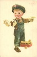 3 db MODERN propaganda képeslap, termelőszövetkezet, kommunizmus, úttörő / 3 MODERN propaganda postc...