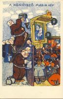 Anti-clerical propaganda s: Eugen Haranghy