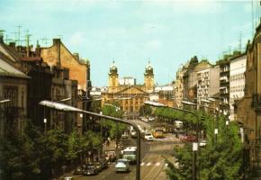 5 db MODERN megíratlan magyar villamosos városképes lap, Budapest, Debrecen, Szombathely / 5 MODERN ...