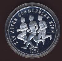 Bulgária 1990. 25L Ag "Olimpiai játékok-futás" T:PP