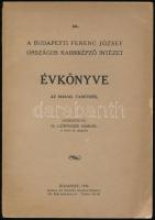 A budapesti Ferenc József Országos Rabbiképző Intézet évkönyve az 1942/43. tanévről. Szerk.: Löwinger Sámuel. Bp., 1943, az Intézet igazgatósága. Papírkötésben, jó állapotban.