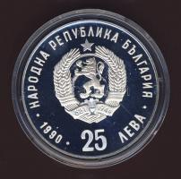Bulgária 1990. 25L Ag "Olimpiai játékok-futás" T:PP