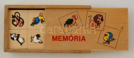 Állatos fa memóriajáték, 32 darabos, teljes, saját dobozában