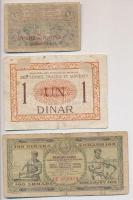 Szerbia / Német megszállás 1942. 500D + Szerb-Horvát-Szlovén Királyság 1919. 1/2D "2K" fel...