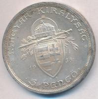 1938. 5P Ag "Szent István" T:1-,2 kis ph.
Adamo P8.1