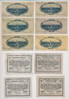 Ausztria 1920. 10h-50h (10x) szükségpénzek Schwanenstadt és Spitz an der Donau városokból T:I- fo.
...