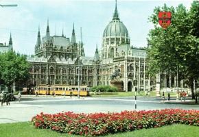 5 db MODERN megíratlan magyar villamos motívumos képeslap, Budapest, Szombathely / 5 MODERN unused H...