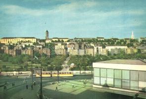 5 db MODERN megíratlan magyar villamos motívumos képeslap, Budapest, Szombathely / 5 MODERN unused H...