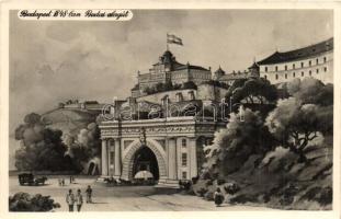 1948 Budapest 1848-ban, Centenárium emlékére, Budai alagút