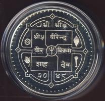 Nepál 1992. 500R Ag "Olimpiai játékok-box" T:PP