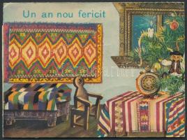 Kinyitható téli 3D-s képeslap, 15x11 cm