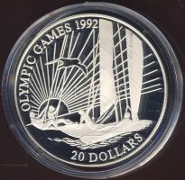 Kiribati 1992. 20$ Ag "Olimpiai játékok-vitorla" T:PP