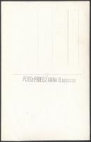 cca 1945 Balatonszemes, Temetés, fotólap, pecséttel jelzett, 14x9 cm