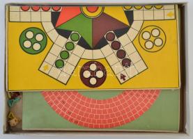 2 db régi társasjáték: Sporttársasjáték + Halma-Six, saját dobozaikban