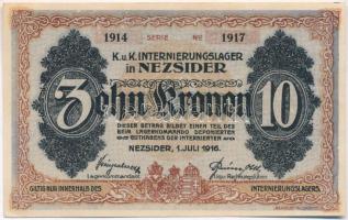 Nezsider / hadifogolytábor 1916. 10K utólagos kiadás "1914" sorozat és "1917" so...