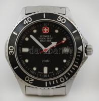 Wenger svájci automata karóra fém díszdobozban, leírással, működő, jó állapotban / Wenger Swiss watc...