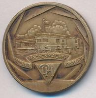 1938. "Schmidt Serleg / Dreher Haggenmacher Sportkör" Br  díjérem (30mm) T:1-,2 kis patina