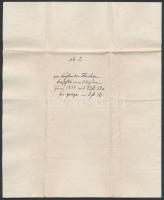 1817 Kassa, Kimutatás Andrássy György és Mária nevének említésével