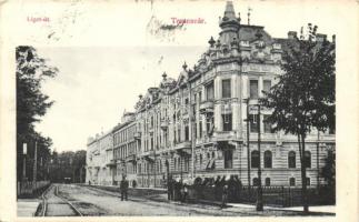 Temesvár, Timisoara; Liget út, D. K. Bp. 770. / street (EK)